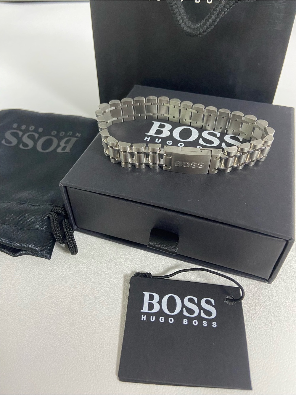 Hugo Boss Silver men’s Bracelet